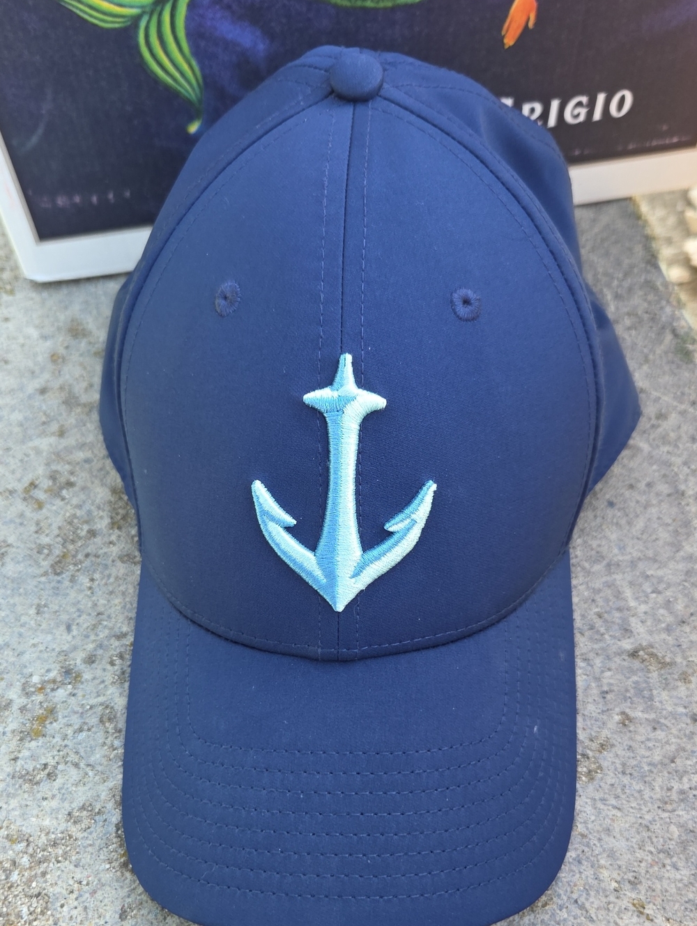 NHL SEATTLE KRAKEN LICENCED Fanatics Navy Blue Hat with Light Blue Anchor Logo